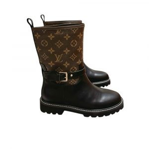 Louis Vuitton Aspen Platform Ankle Boot Beige 1Ac79I - 35 Eu 4 Us 23 Cm 9 In