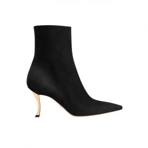 Dior D Folk Boot Calfskin Black