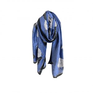 Dior Toile De Jouy Sauvage Scarf Black