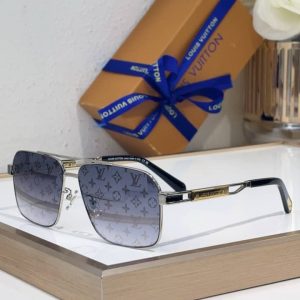 Louis Vuitton Metal Square Sunglasses