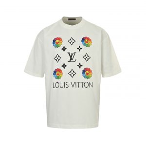 Sunflower Smiley Face T-shirt - L, White