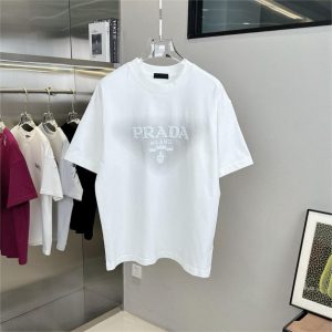 Embroidered Printed Triangle T-Shirt - White, XL