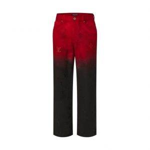 Red Gradient Jeans - L