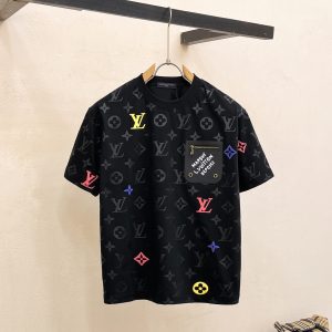 Cotton Fashionable And Simple Short Sleeves T Shirts - L, Black