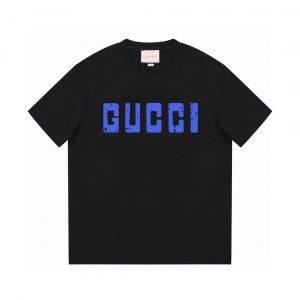Simple Printed T-Shirt - M, BLACK