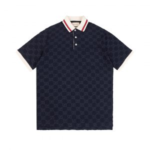 New Embroidered Polo Short-Sleeved Shirt - M