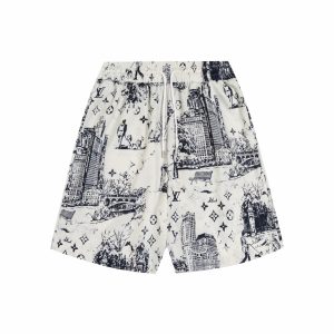 Casual Graphic Shorts - XS