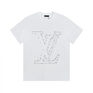 New Geometric Number T-shirt - L, White