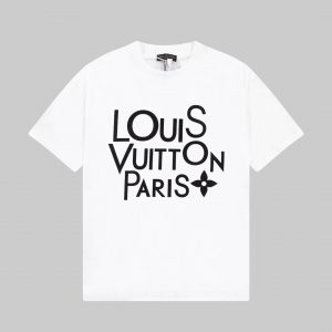 Double-Sided Letter Print T shirt