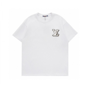 Classic leather label T-shirt - XL, White