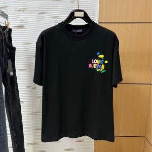 Foam Printed Lettering T-shirt - XL, Black