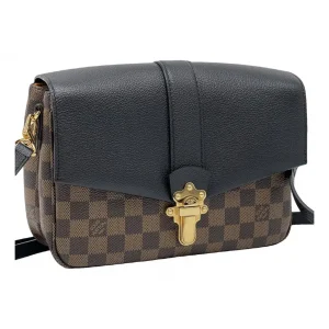 Louis Vuitton Clapton Womens shoulder bag N44243 Damier ebene x noir Black