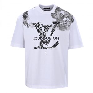 Ink embroidered lettering T-shirt - XL, White