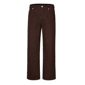 Carpenter All Over Printed Embossed Jeans - M, Coffee