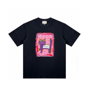 Cat Print T-Shirt