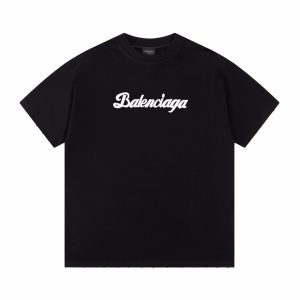 Classic letter print t-shirt - Black, M