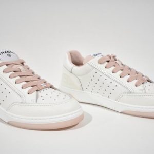 Chanel Runner Trainer Sneakers White And Pink G35934 - 41 Eu 10 Us 26 Cm 10 2 In