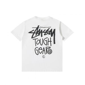 Screen printed short sleeve T-shirt - M, White