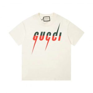 Cotton red and green short-sleeved shirt