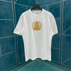Medal Embroidered T-shirt - White, XL