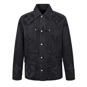Gradient Logo Denim Jacket - L