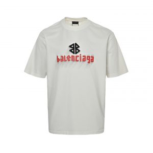 Embroidered Ghost Inkjet T-shirt - S, Black