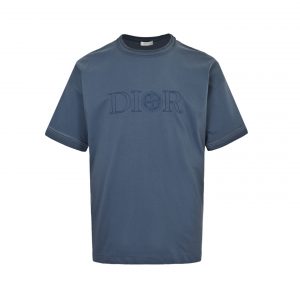 Star embroidered T-shirt - XS, Blue