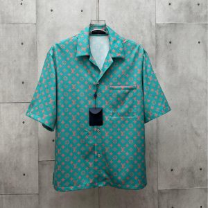 Silk jacquard casual shirt - XL