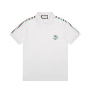 2023 cotton short-sleeved Polo - S, White