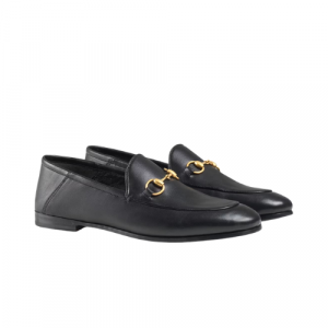 Gucci Women's Leather Horsebits Loafers Black 414998 Dlc00 1000 - 37 Eu 6 Us 24 Cm 9 4 In