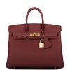 Hermes Birkin 30 Rouge H Togo Gold Hardware