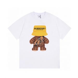 Hooded Bear Letter T-shirt - L, White