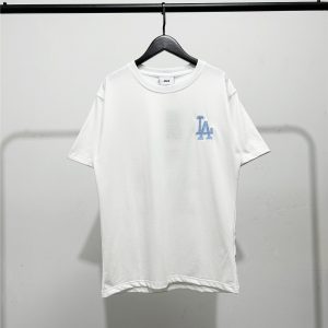 Embroidered cloud pattern T-shirt - L
