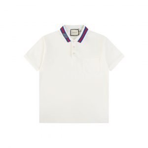 Neckline stripe embroidery Polo - XS