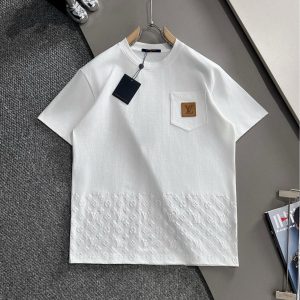 Half Embossed Foam Lettering T-Shirt - XS, White