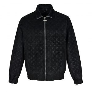 Suede Stand Collar Jacket - S