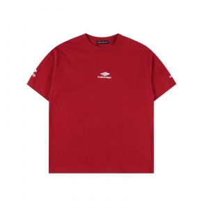 Red Ski Embroidered T-Shirt - L, Red