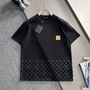 Half Embossed Foam Lettering T-Shirt - S, Black