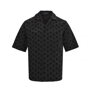 Full print flocked shirt - XL