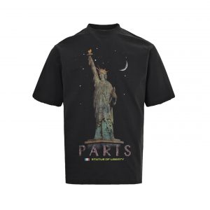 Statue of Liberty print short-sleeved T-shirt - S