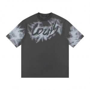 New Gradient Graphic T-Shirt - L, Grey