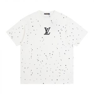 Starry Ink Round Neck T-shirt - White, M