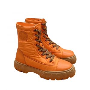 Hermes Fresh Ankle Boots Orange