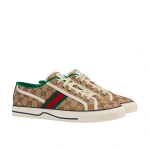 Gucci Tennis 1977 Sneaker Beige Abony 606111 Hvk20 9766 - 43 Eu 12 Us 29 Cm 10 8 In