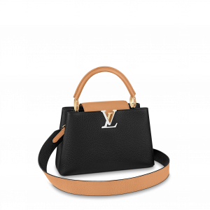 Louis Vuitton Capucines Mm Black 27Cm M59466