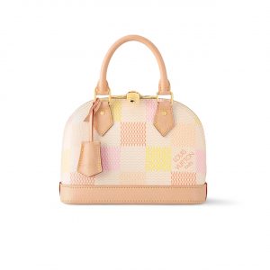 Louis Vuitton Alma Bb Damier Canvas Peach 23Cm N40516