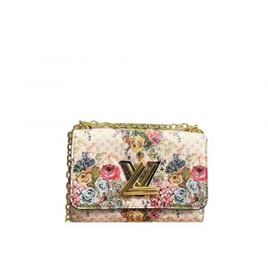 Louis Vuitton Twist Bag Flower Beige 22Cm